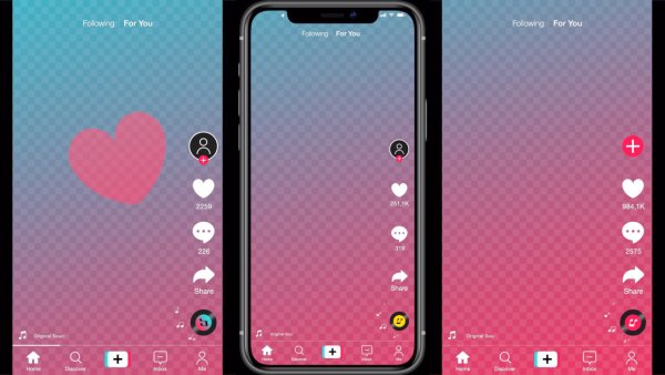 Тик ток экран