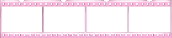 Кинолента для фотошопа розовая