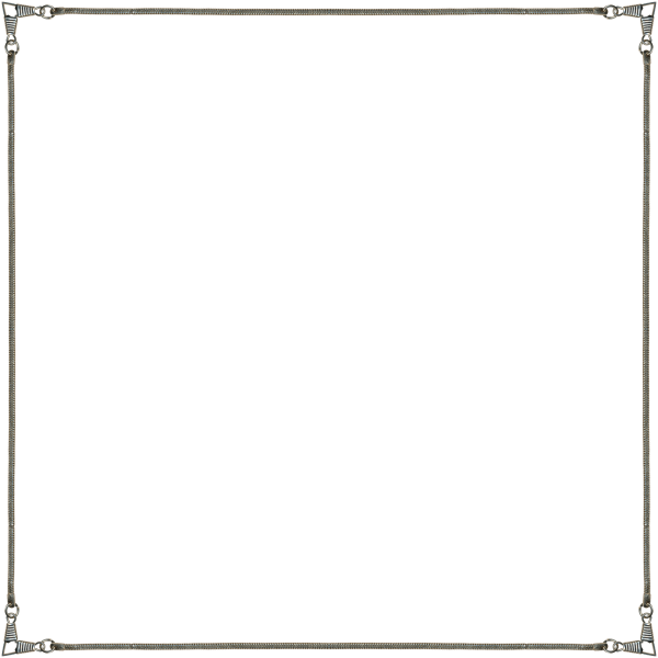 Рамка квадратная тонкая