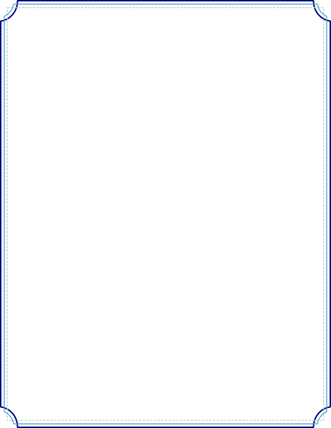 Рамка для текста тонкая строгая синяя