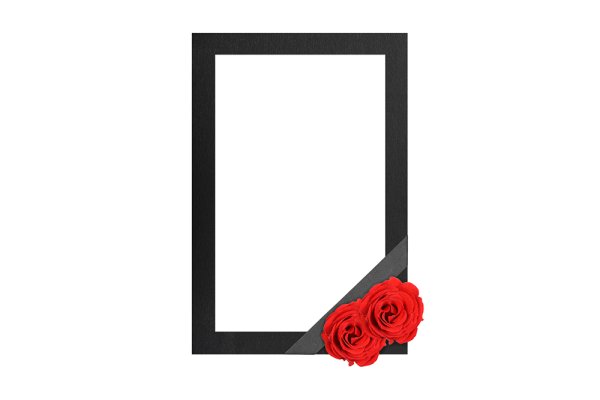 Рамка для некролога