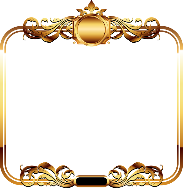 Золотистая рамка