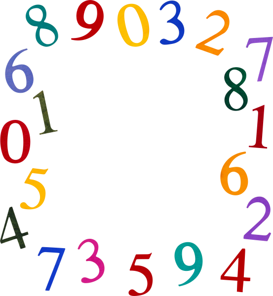 Рамка математическая для детей