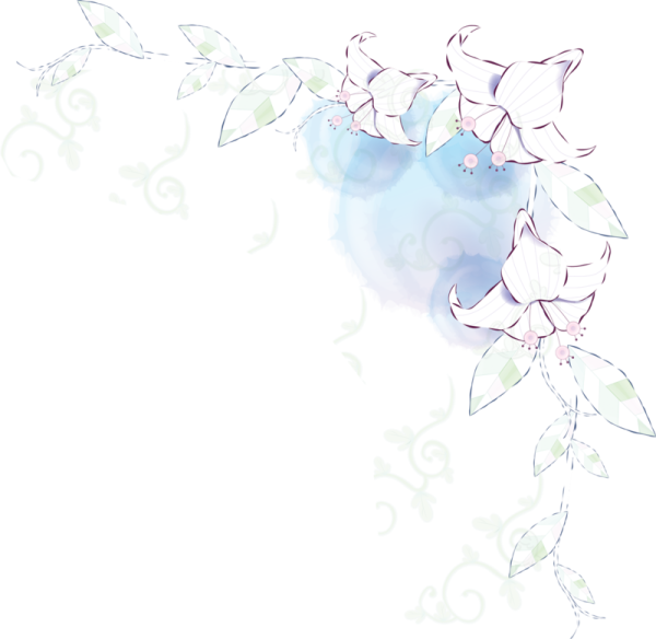 Акварельные узоры на белом фоне