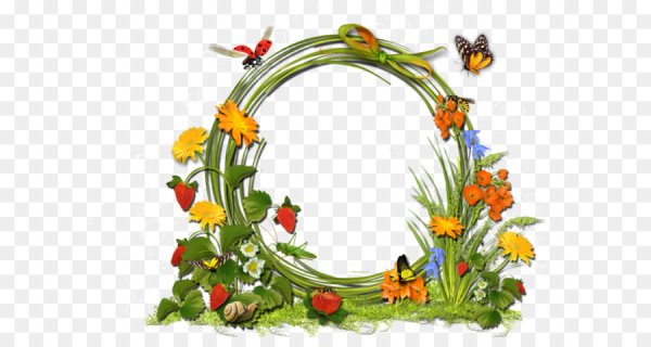 Детские цветочные рамки