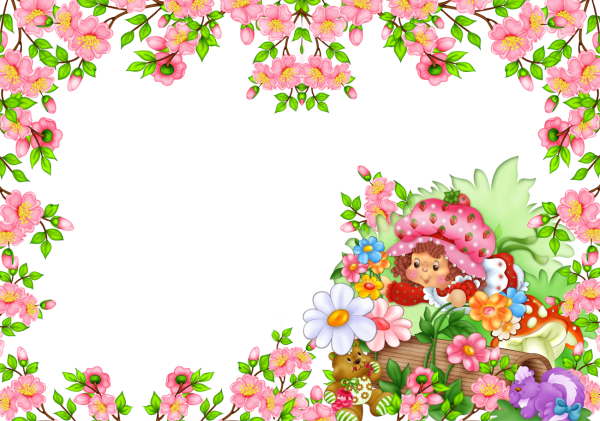 Весенняя рамка для детей