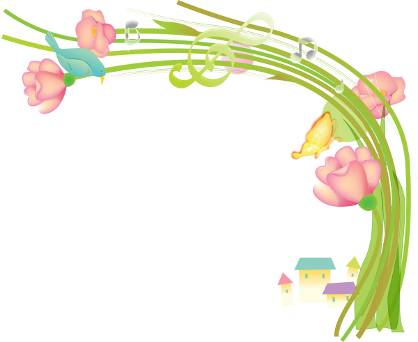 Уголки для презентации на прозрачном фоне