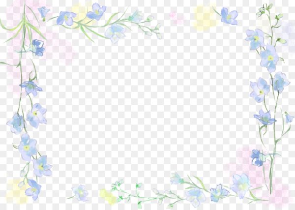 Нежная рамка из цветов