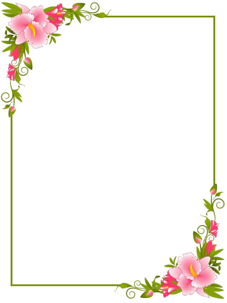 Рамка с цветами