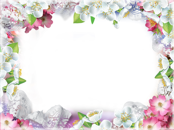 Рамка с цветами