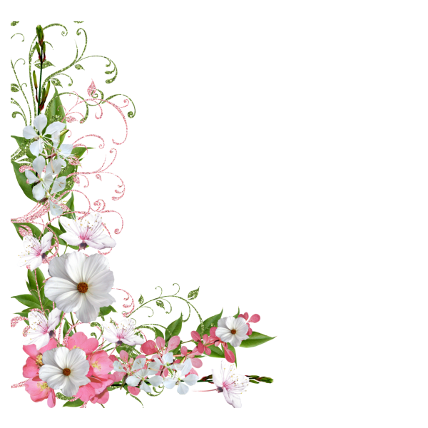 Цветы обрамление