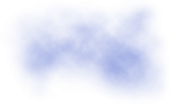 Голубой туман без фона