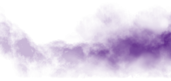 Цветное облако на прозрачном фоне