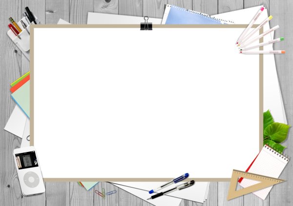 Рамка для презентации Школьная