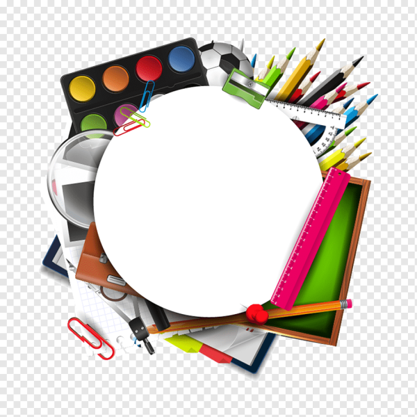 Рамка школьные принадлежности