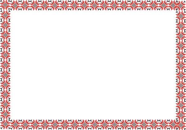 Рамка в народном стиле