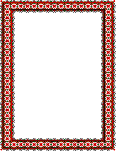 Удмуртский орнамент рамка