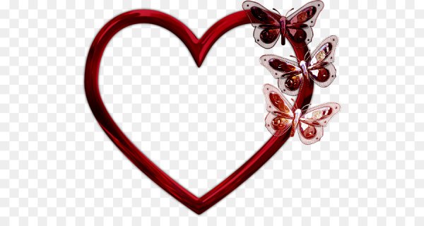 Рамка в виде сердечка