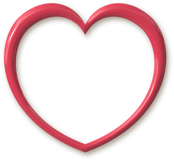 Рамка в виде сердца