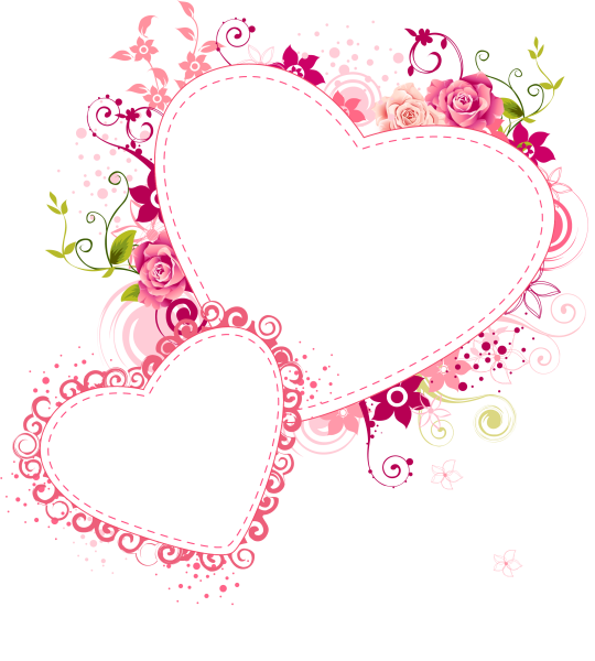 Рамка в виде сердечка