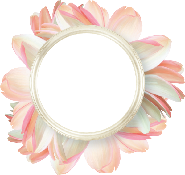 Рамка в виде цветочка