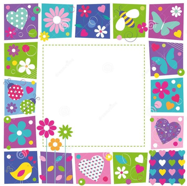 Рамка детская квадратная