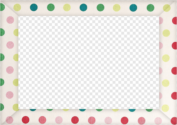 Рамка в горошек