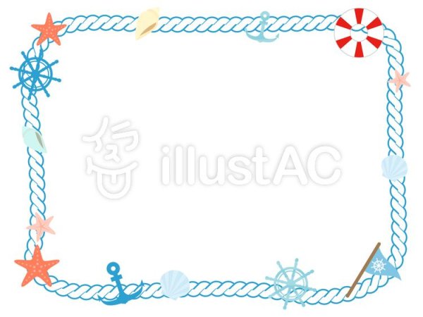 Рамки в морском стиле для оформления