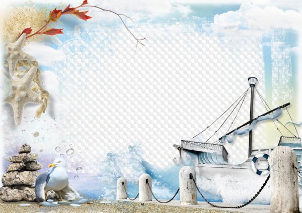 Рамочки с морской тематикой