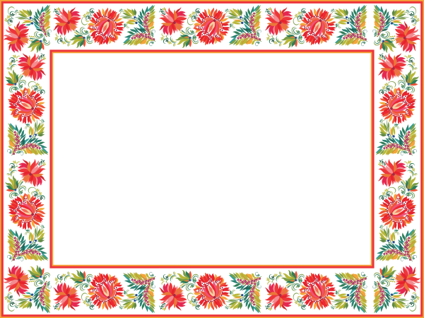 Рамка в русском народном стиле