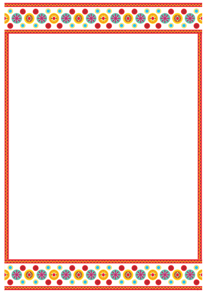 Рамка народный орнамент