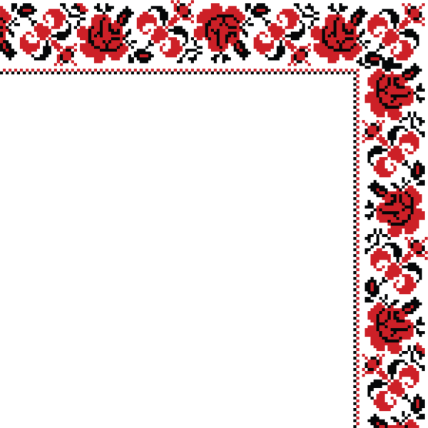 Рамка в народном стиле