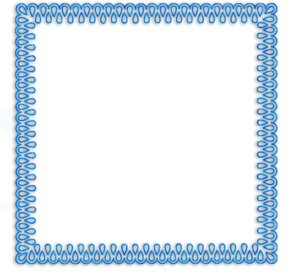 Синяя рамка для фотошопа