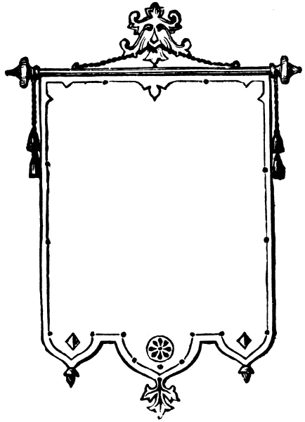 Рамка в стиле средневековья