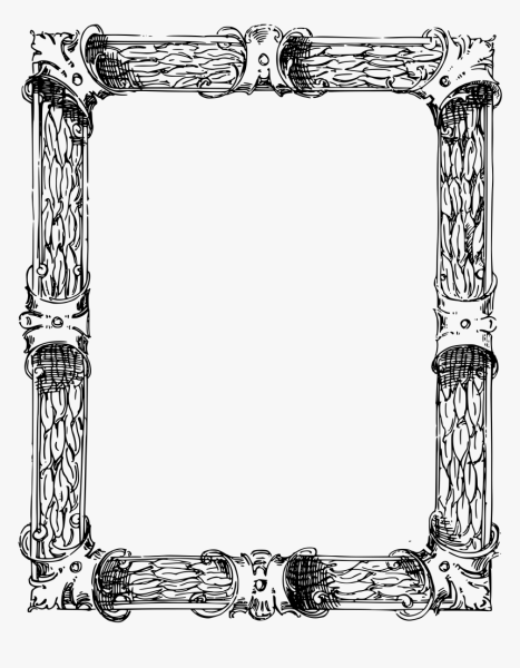 Готический орнамент рамка