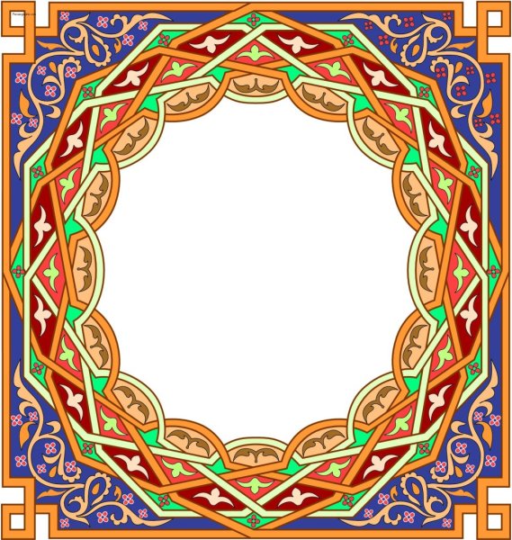Рамки в арабском стиле