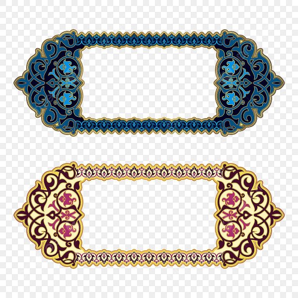 Восточные узоры рамка