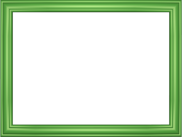 Простая зеленая рамка