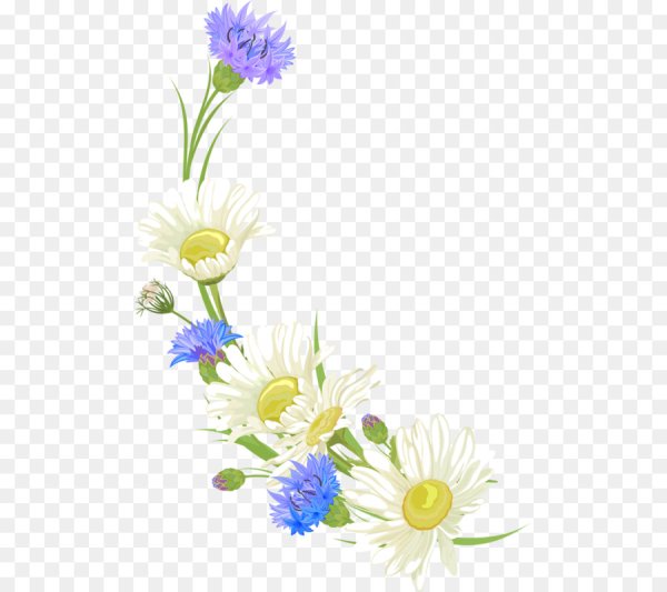 Рамка с васильками