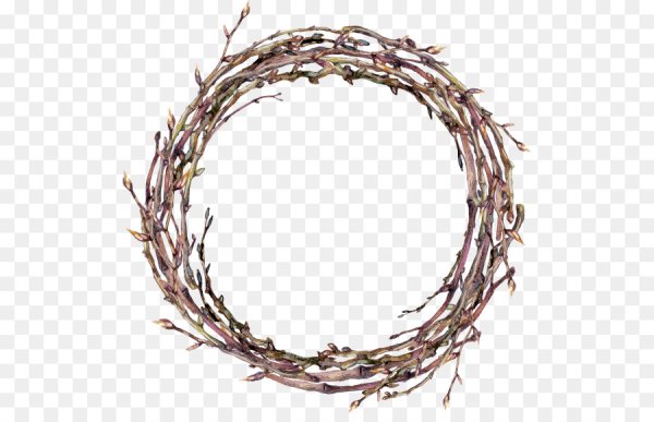 Круг из веток