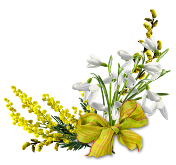 Весна на прозрачном фоне