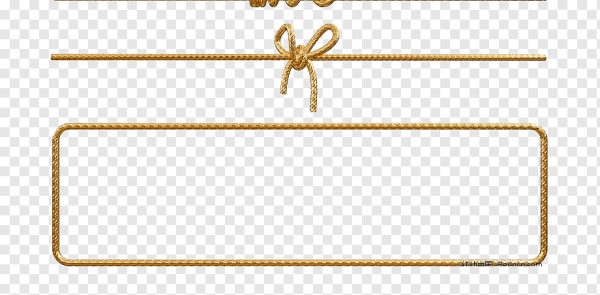 Рамка Золотая веревка