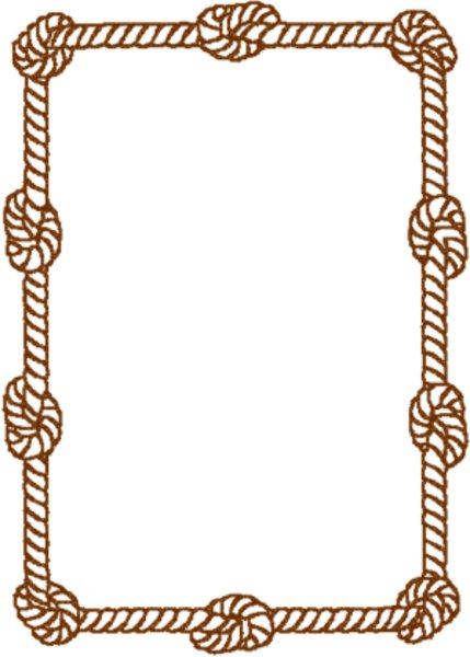 Рамка из веревки