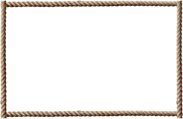 Рамка канат на прозрачном фоне