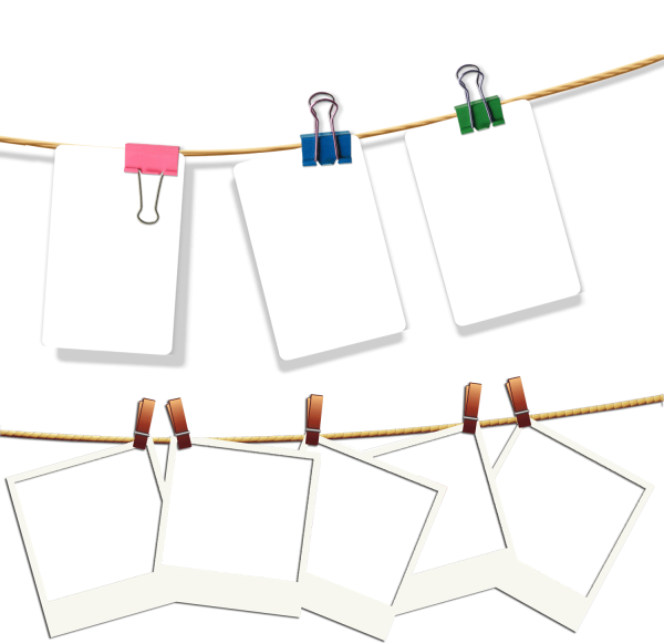 Прищепки на веревке