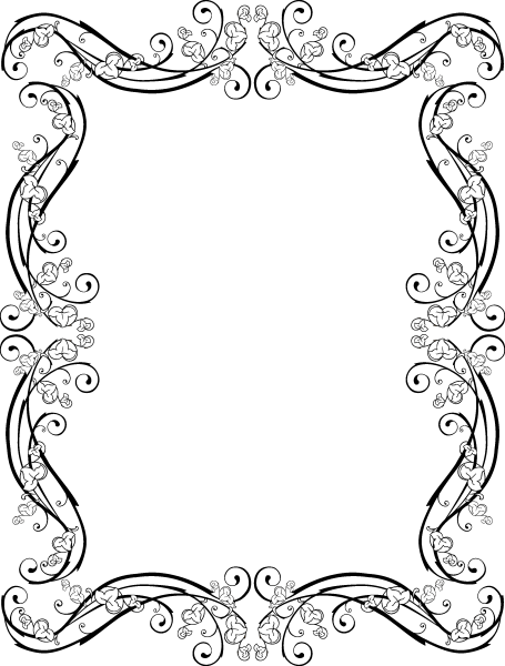 Ажурная рамка для открытки