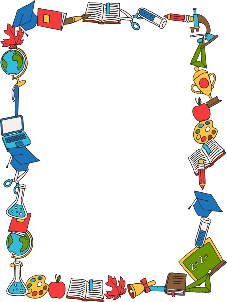 Прозрачные рамки школа