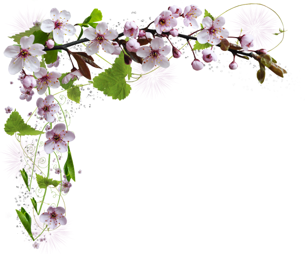 Прозрачная рамка Весенняя