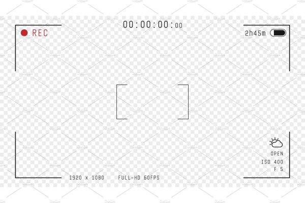 Рамка от камеры без фона