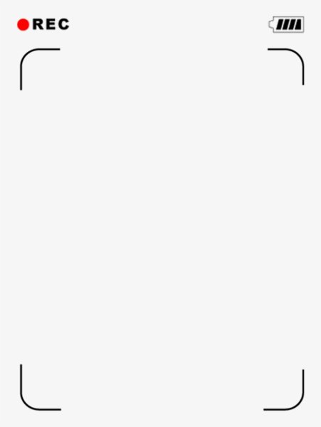 Эффект камеры на прозрачном фоне